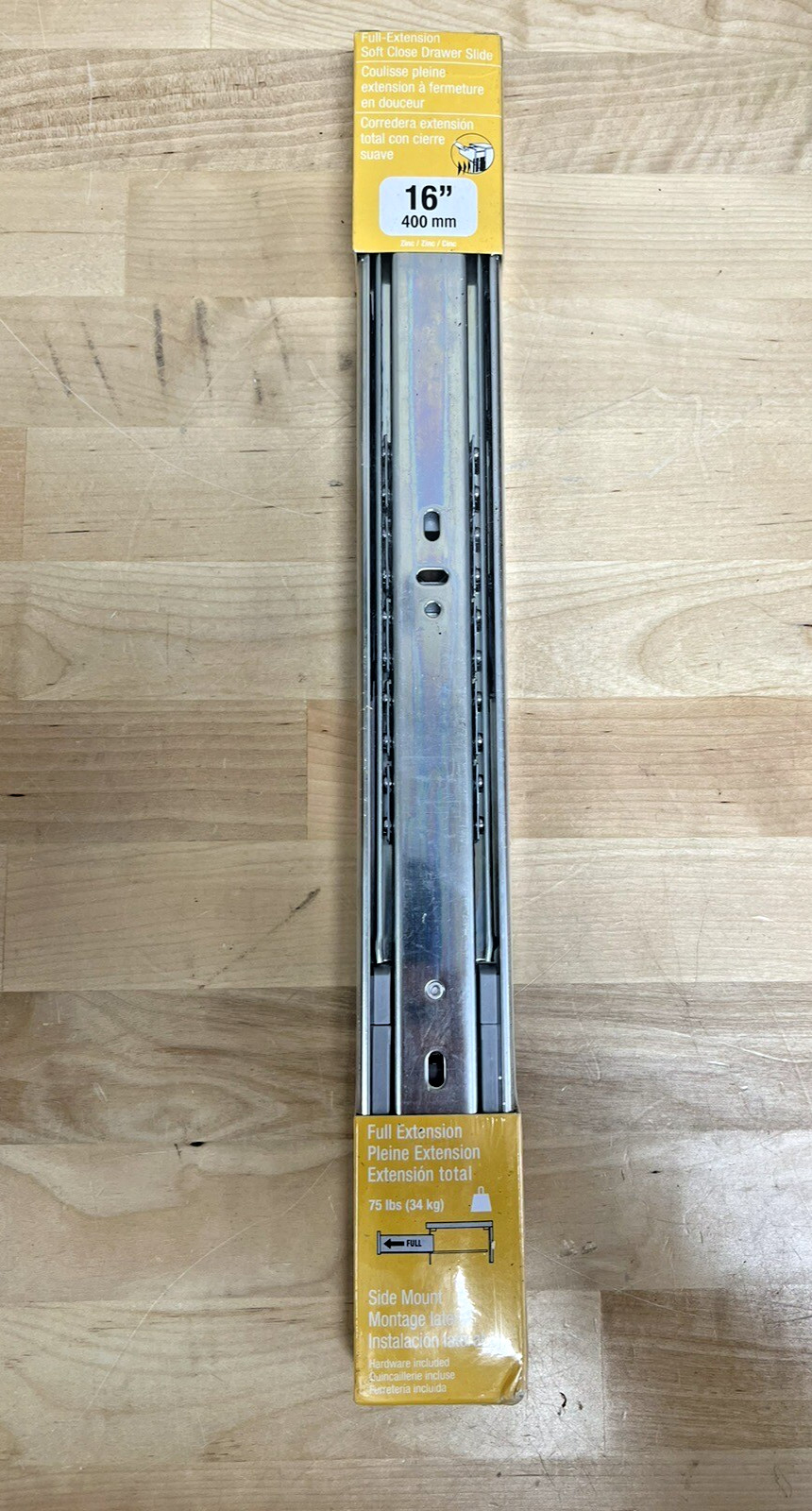 Richelieu Full-Extension Soft Close Drawer Slide 16” TU9907SC2G16 gallery