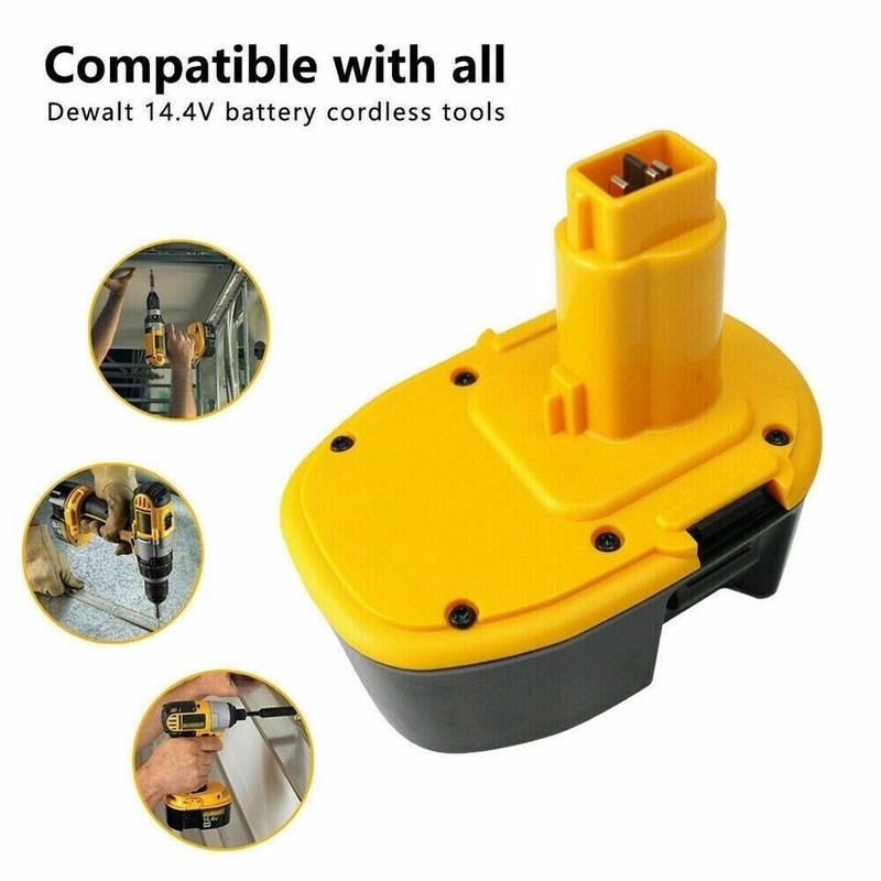 4Pack 14.4 Volt Replacement For DEWALT DC9091 14.4V Battery DW9091 DW9094 DE9091 gallery