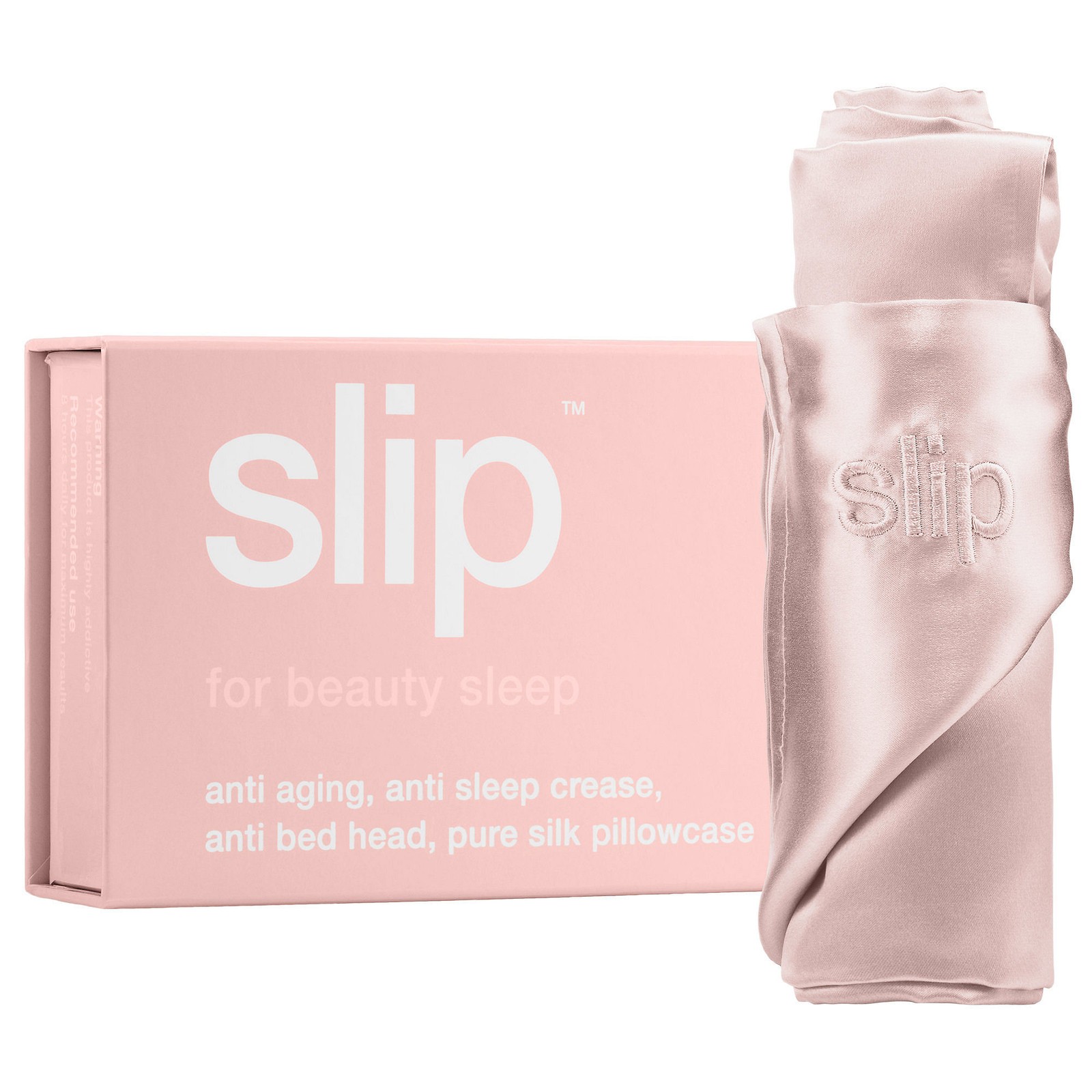 Slip Pure Silk King Pillowcase - Pink gallery