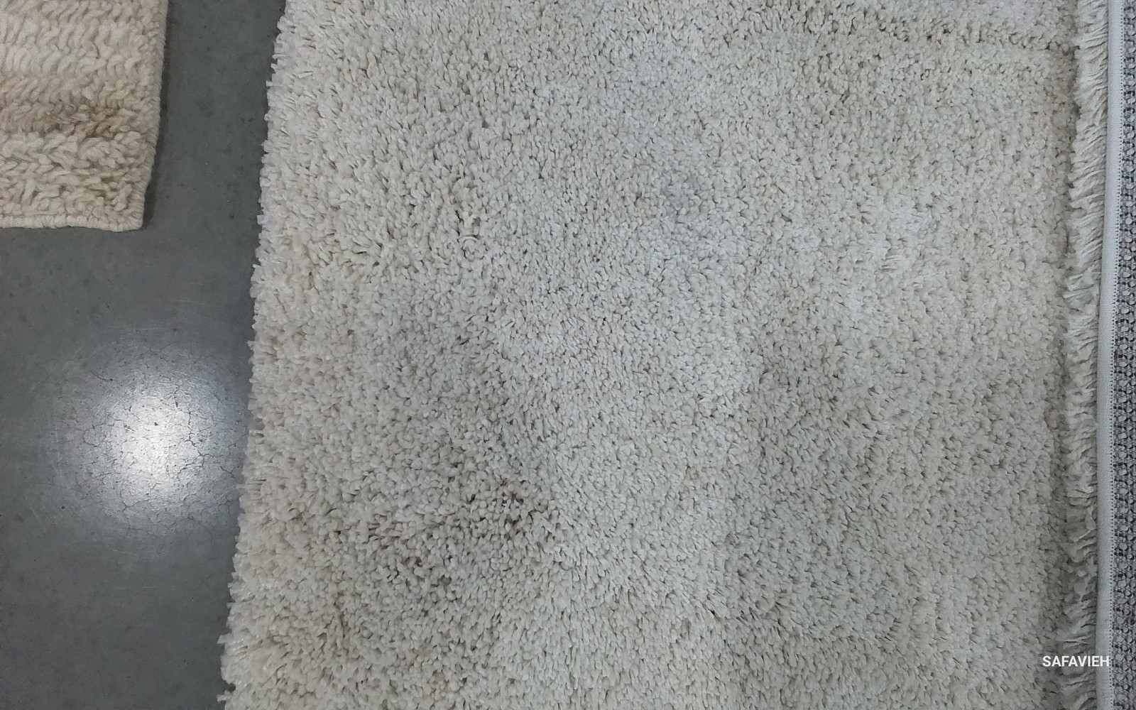 IVORY 6'-0" x 9'-0" Stained Rug, Reduced Price 1172801393 SG180-1212-6 gallery