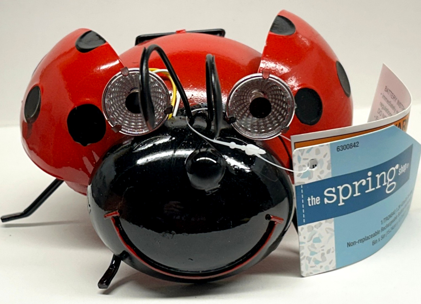 Lawn and Garden Solar Powered Adorable Lady Bug Yard Decoration gallery