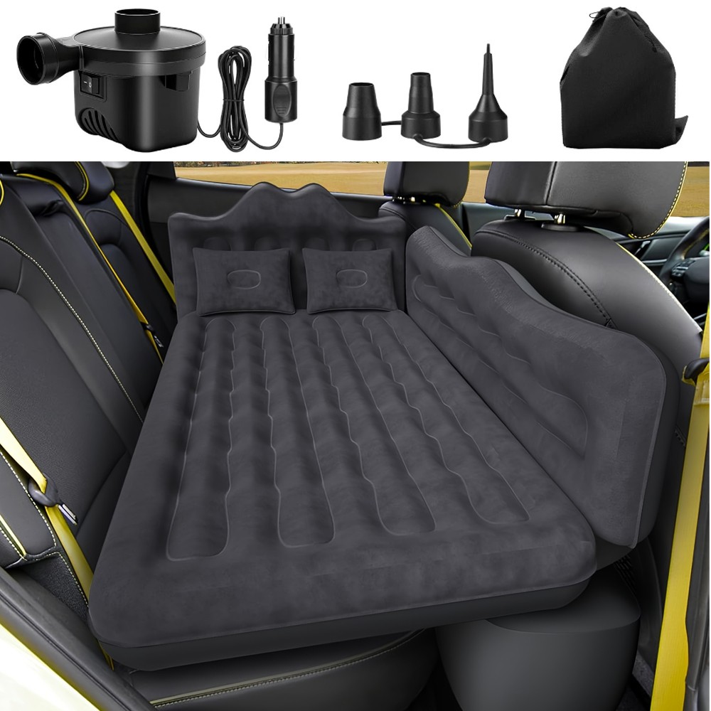Car Mattress Non-Inflatable Car Back Seat Folding Bed Mattress for Car Traveling gallery