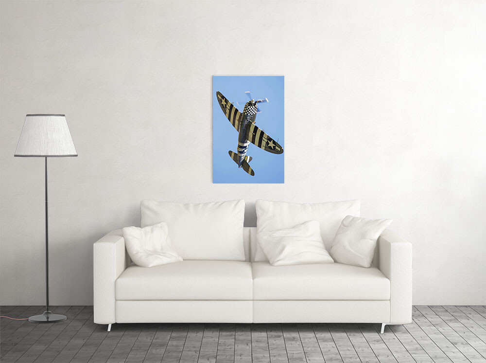 Usaaf P-47 Thunderbolt Fighter Planes In Flight Wall Home Decor - POSTER 20x30 gallery