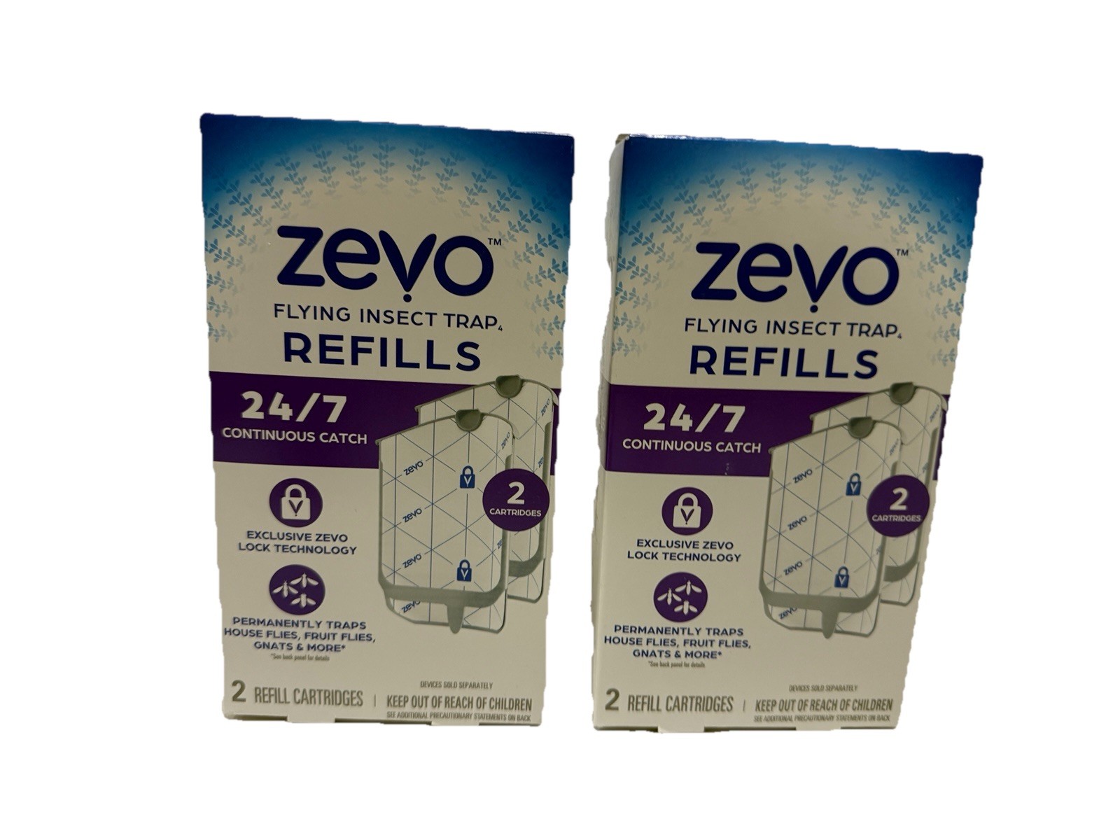 Zevo Flying Insect Trap Refill Cartridges, Bug Trap(4 Refill Cartridges) gallery
