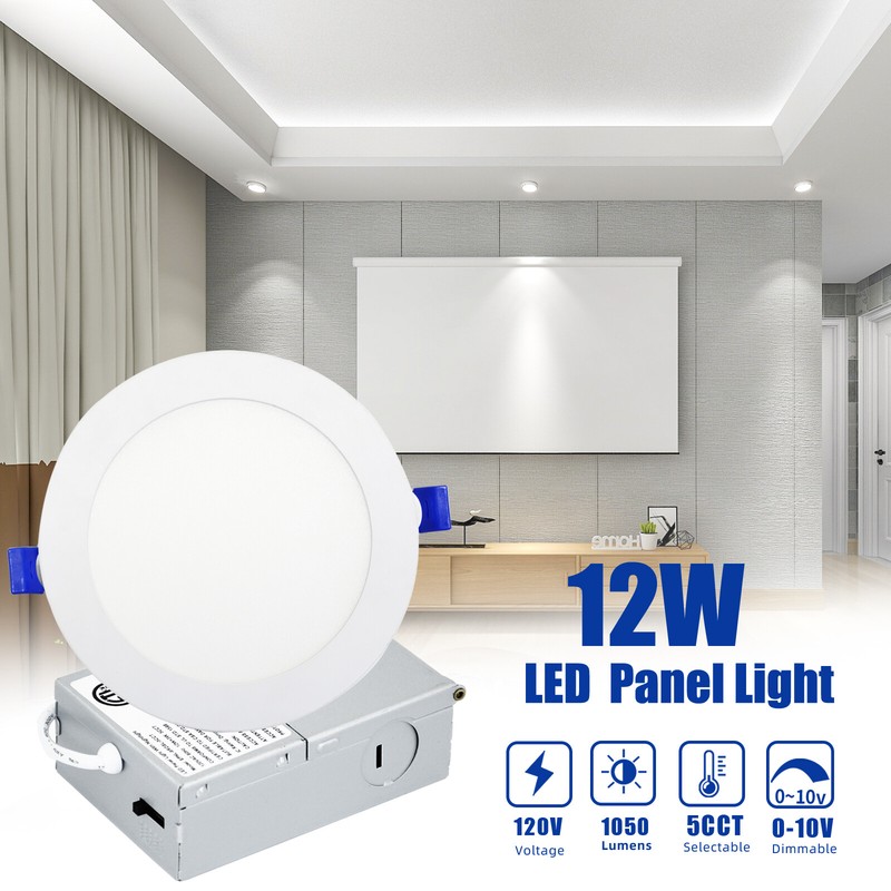 6'' Ultra-thin Canless LED Recessed Downlight - 12 Watts CRI90 -ETL cETL Listed gallery