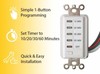 Bathroom Fan Auto Shut Off Timer 10-20-30-60 Minute Preset Countdown Wall Switch gallery