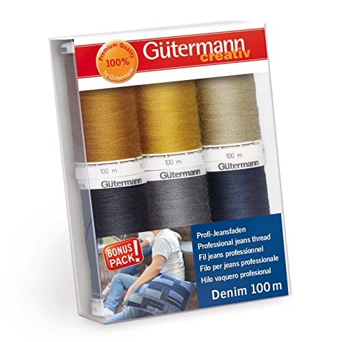 Gutermann Thread Denim 6 SPLS Denim Multicoloured gallery