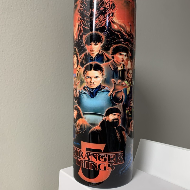 Stranger Things 20oz Double Wall Stainless Steel Tumbler Cup New gallery