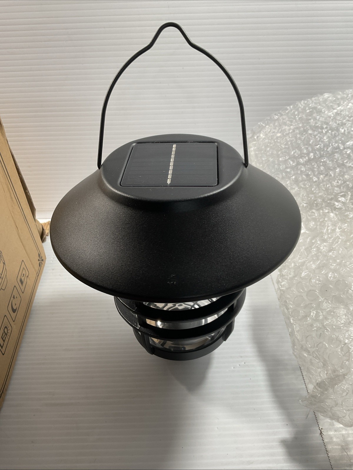 2-Pack Outdoor Waterproof Solar Lanterns with Mounting Kit - Modern Retro Style gallery