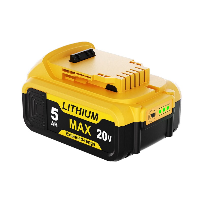 5.0Ah Replace For DEWALT DCB200-1 DCB205 20V Li-Ion Slide Battery DCB208 DCF885 gallery