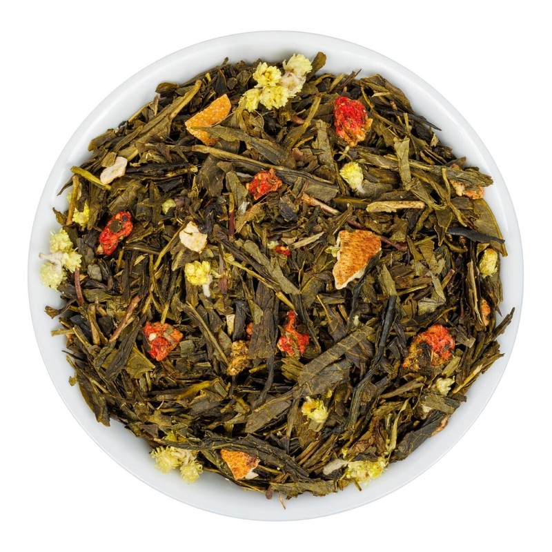 Strawberry Spring Sencha Green Tea - Loose Leaf Blend - Fusion Teas gallery
