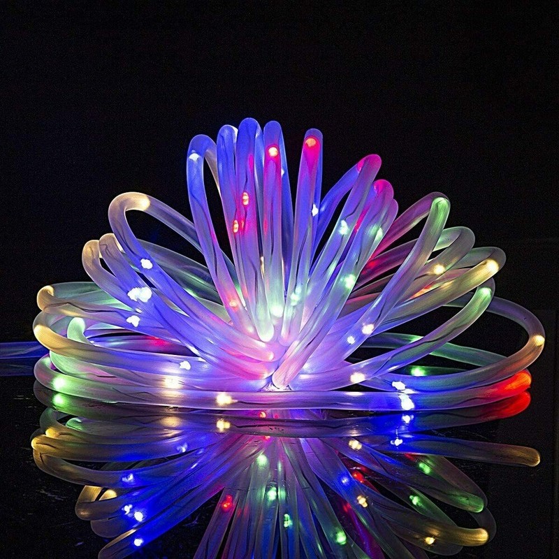 LED Solar Strips String Lights Powered Rope Fairy Hanging Outdoor Garden Patio gallery
