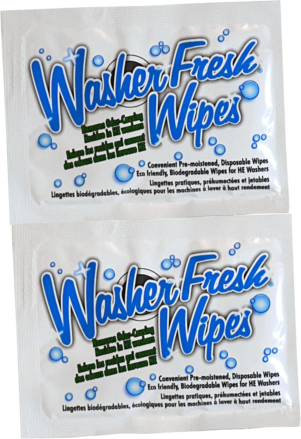 4-Pack Washing Machine Cleaner Wipes & Dissolving Pouches - Fresh & Effective gallery