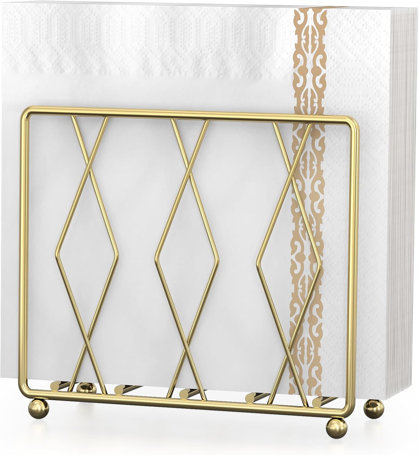 Napkin Holder for Table, Modern Metal Napkin Holders for Paper Napkins & Kitchen gallery
