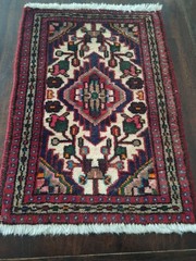 hand knotted wool rug
