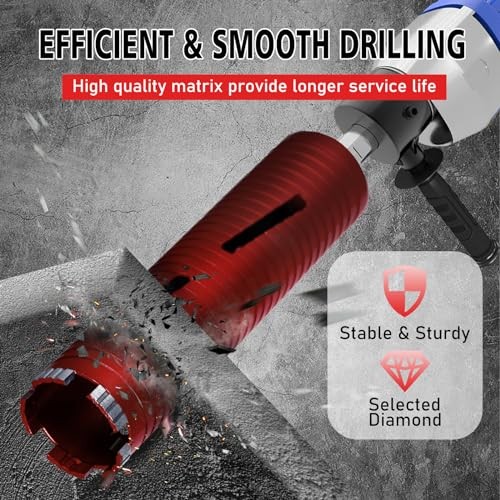 Diamond Core Drill Bits 4" Diameter0"/254mm Drilling Depth 4"x11"x5/8"-11 1 gallery