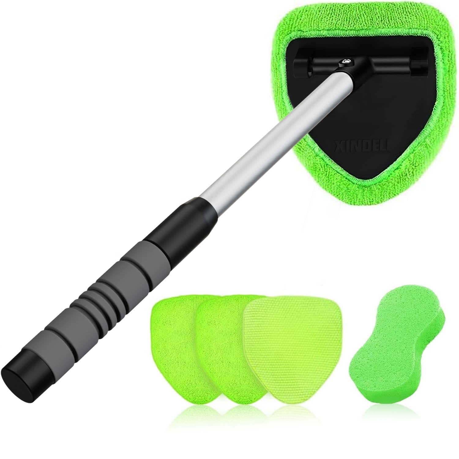 Windshield Cleaning Tool,Car Window Glass Wiper Cleaner,4/8XBrush Pad Extendable gallery