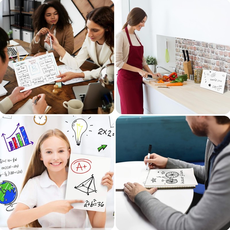 Board Geeks Mini Dry Erase Board for Kids, 3-Pack - 9x12-Inch Small White Boa... gallery