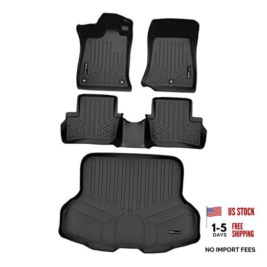 Custom Fit All Weather 2 Row Floor 3 Rows (A + B + D) Acura TLX 2021 - 2025 gallery