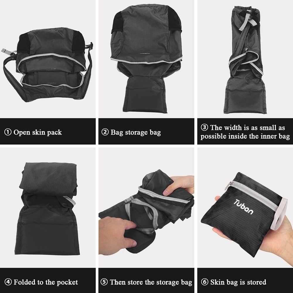 Ultra Lightweight Water Resistant Packable Backpack for Travel Camping 4
