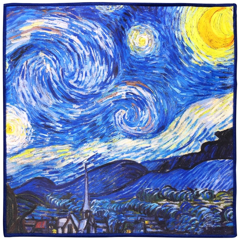 LARGE[4 Pack](Gogh "Starry Night") - ULTRA PREMIUM QUALITY Microfiber Cloths gallery