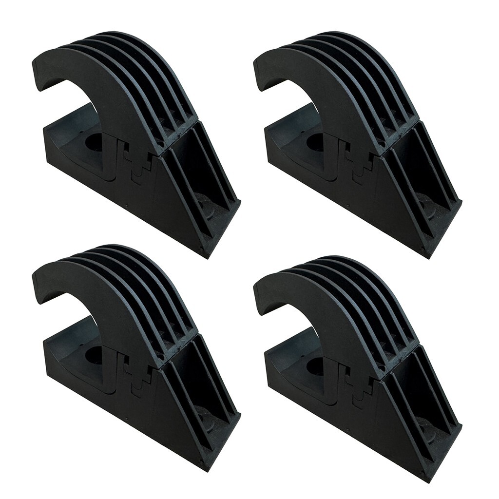 Heavy-Duty Mounting Bracket for Solar Pool Heater Panels, Fits 1.5" & 2" Headers gallery