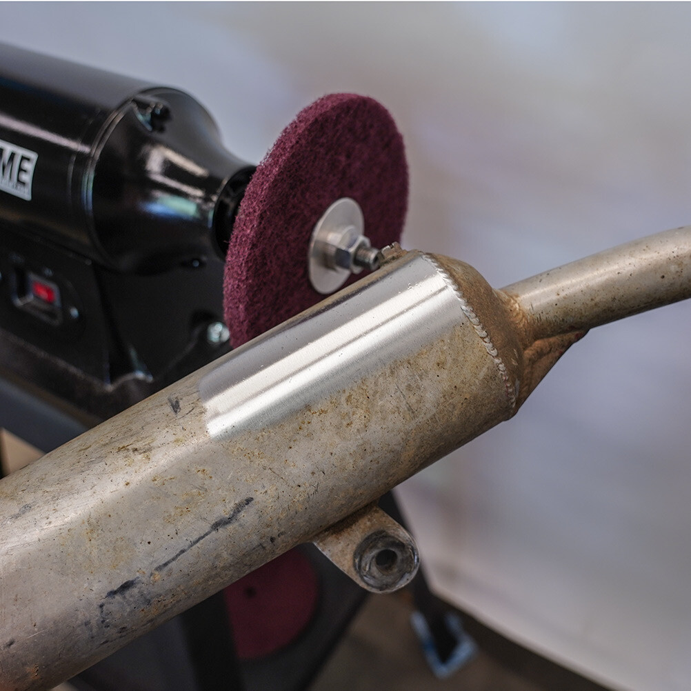 Pryme Cleaning Wheel Pack | Scotch Scuff Abrasive Bench Grinder 180 400 Grit gallery