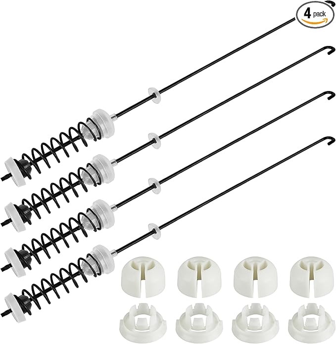 4pcs Washer Suspension Rod Kit For Whirlpool WTW4616FW0 WTW4800BQ0 WTW4816FW3 gallery
