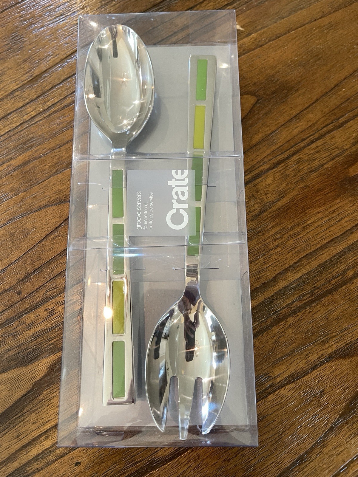 Crate & Barrel Groove Mosaic Salad Set gallery