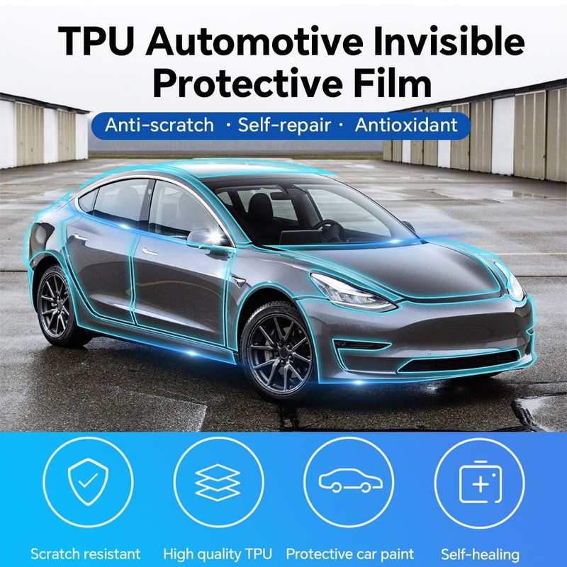 For Tesla Model 3 2017-2023 Paint Protection Film TPU PPF Pre-Cut Kit gallery
