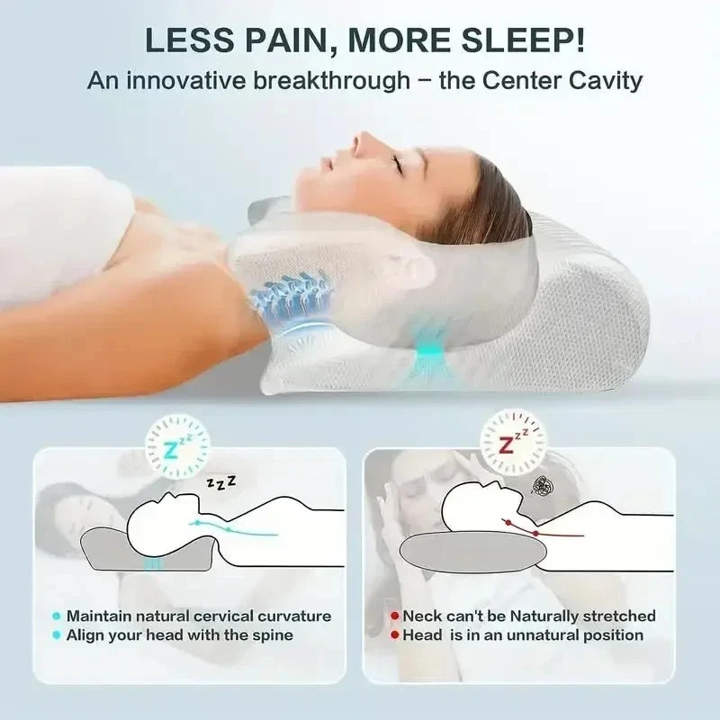 Cervical Pillow for Neck Pain Relief,Orthopedic Neck Support Pillow for Side gallery