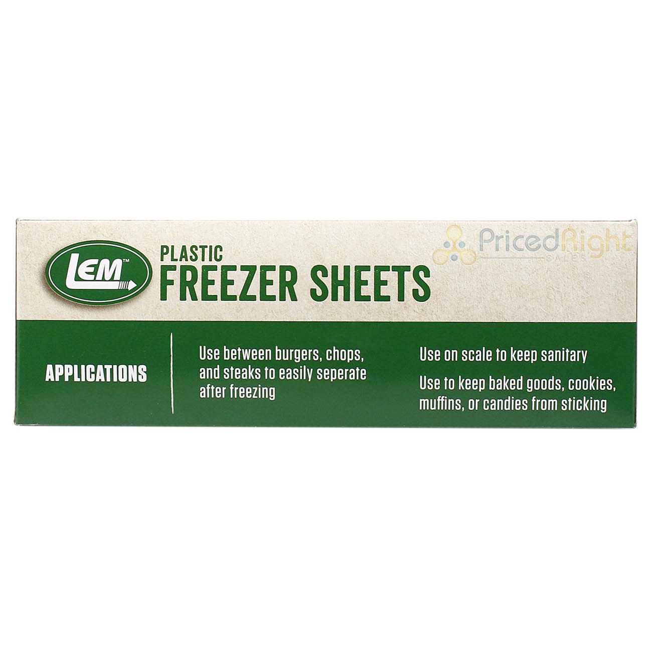 LEM 1000 Count 6"x10.75" Plastic Freezer Sheets FDA Approved Microwave Safe 027A gallery