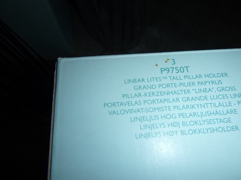 3 PartyLite Linear Lites Pillar Candle Holder 18" P9750T gallery