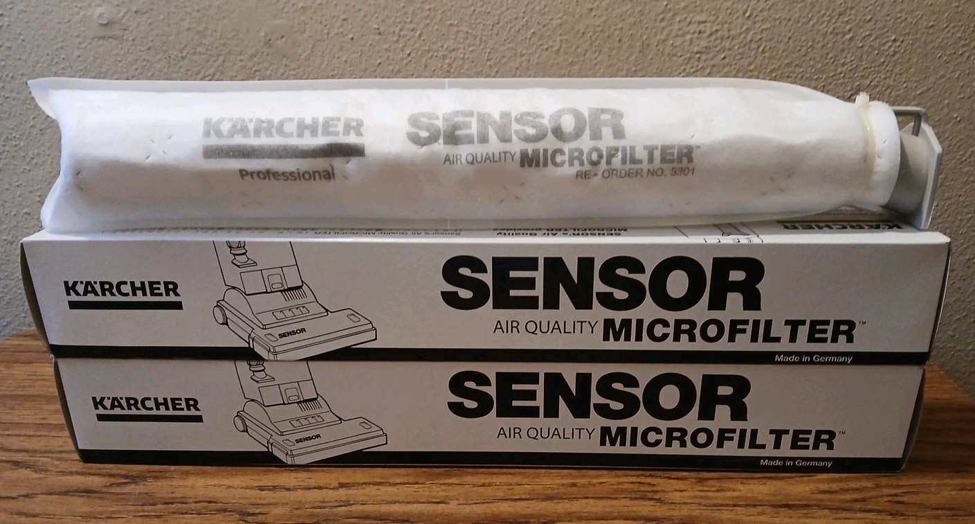 2 Micro Filters for Karcher Windsor Sensor Series Vacuum gallery