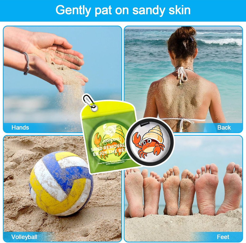 Beach Sand Remover, Beach Essentials Sand Remover Bag - Gentle Skin-Friendly For gallery