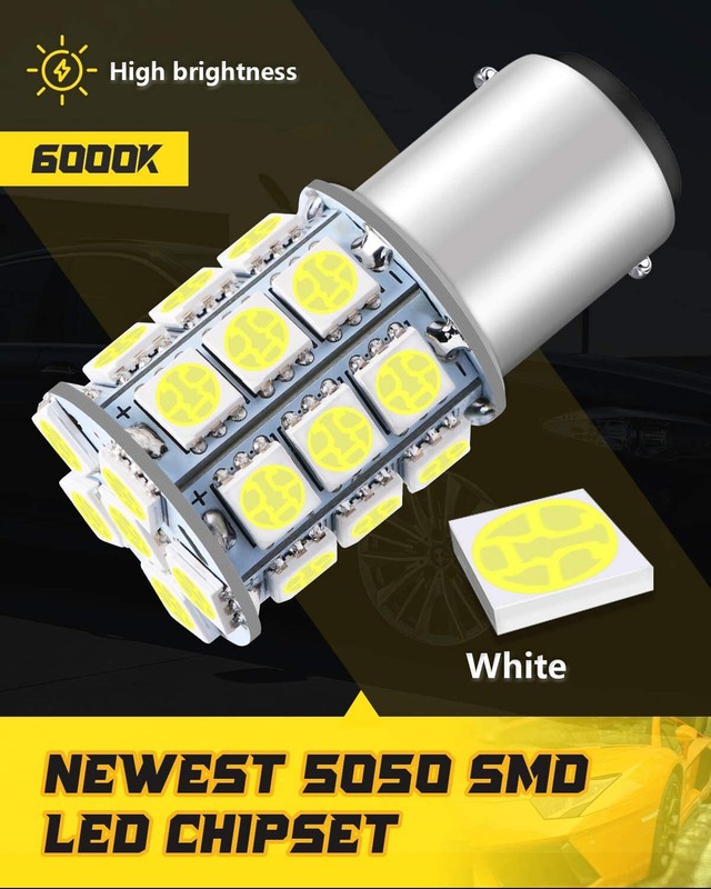 2 1156 LED Bulbs For Deere D110 E100 E110 E120 E130 E140 E150 E160 E170 E180 US gallery