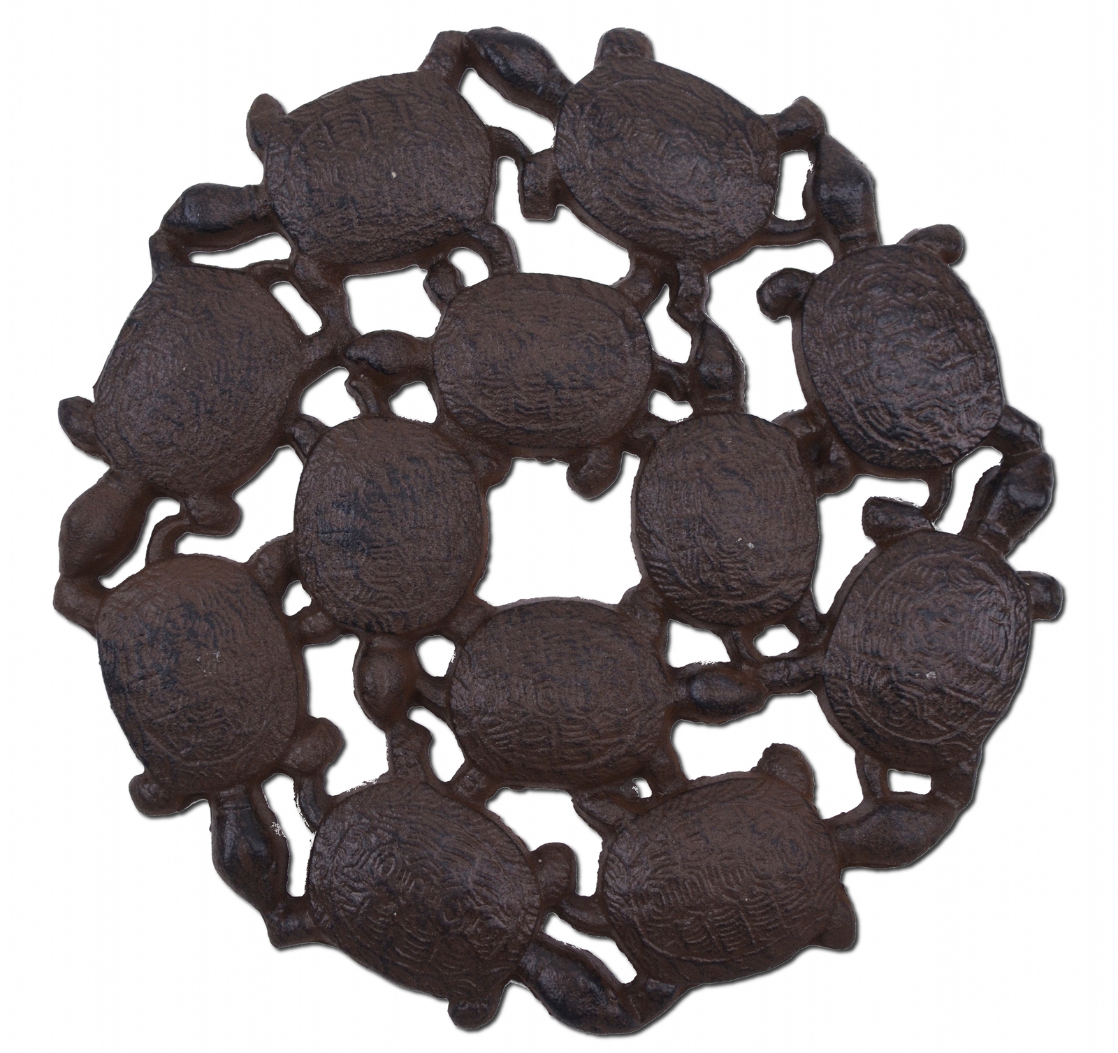 Cast Iron Turtle Stepping Stone 10.25" Garden Pathway Decor Yard Outdoor Accent gallery