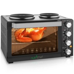NutriChef Multi-Function Convection Oven – Counter Top Rotisserie Toaster Oven