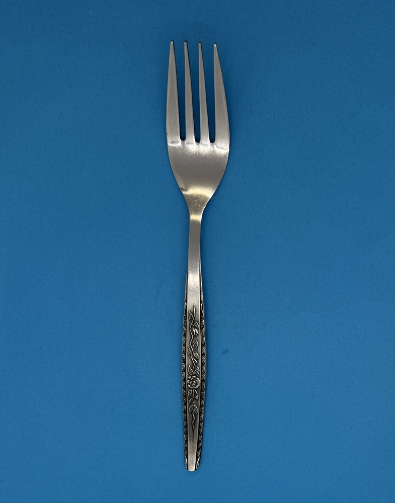 INTERPUR INR7 SATIN STAINLESS FLATWARE BLACK ACCENT ROSE SINGLES & GROUPS CHOICE