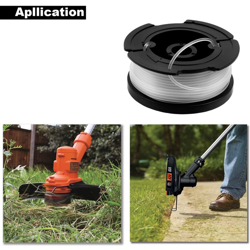 6Spool+1Cap+1Spring Trimmer Spool Replacement for Black&Decker 0.065" AF-100 gallery