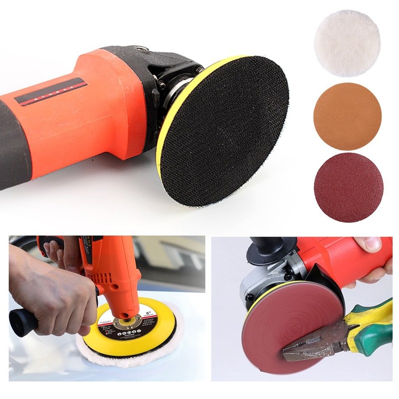 5 Inch Hook and Loop Backing Pad, Pack of 2 - DA Air Random Orbital Sander/Poli gallery
