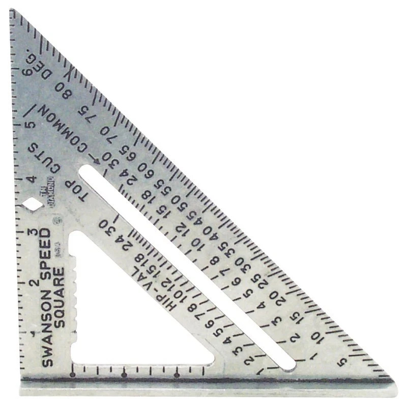 Swanson Speed Series S0101 Pocket Square, Aluminum, 7-1/4 in L, 7 in W gallery