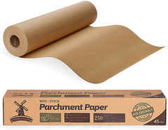 Unbleached 15 X 200 Ft Parchment Baking Paper Roll – 250 Sq.Ft for Baking, Cooki