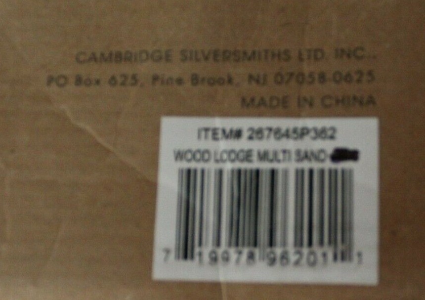 Cambridge Stainless WOOD LODGE Multi Sand Open Stock - You Choose the Piece NEW gallery