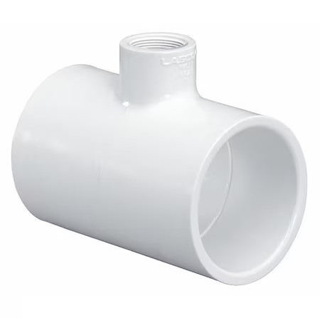 Pvc Reducer Tee, Socket X Socket X Socket, 2 1/2 In X 2 1/2 In X 1 In Pipe gallery
