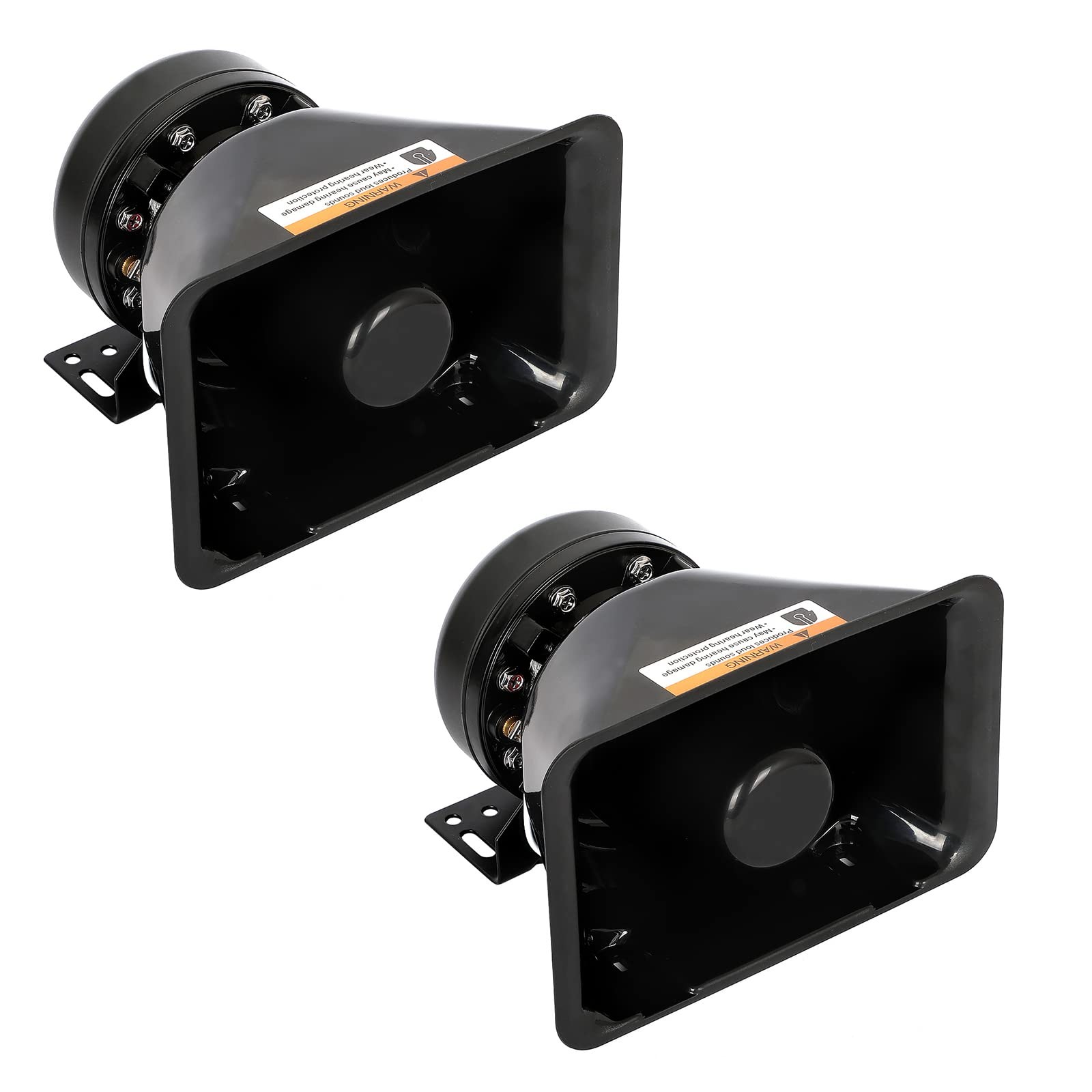 High Performance Siren Speaker Compatible with Any 100-200 Watt 100W Black gallery
