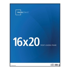 16×20 Front Loading Wall Picture Frame, Black