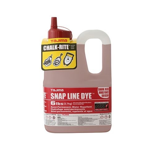 Tajima Dark Red 6-Lb Semi Permanent Snap-Line Dye with Durable Bottle gallery