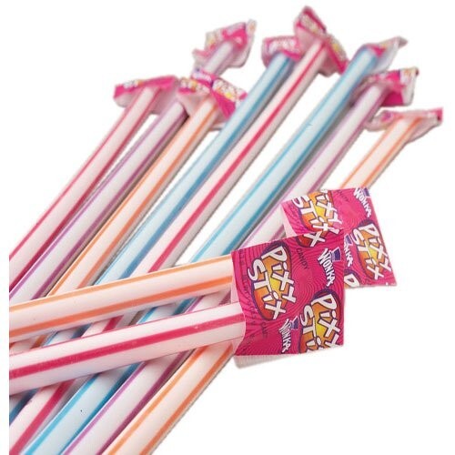 25 Giant Pixy Stix - 15 Inches Large - Cherry - Blue Raspberry - Grape - Orange gallery