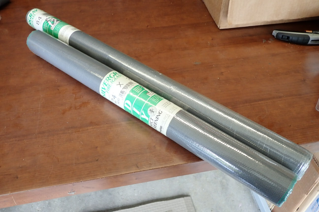 SilverGreen Fiberglass Screening 2 Rolls 24X84" & 28X84 PHIFER NEW Made in U.S.A gallery